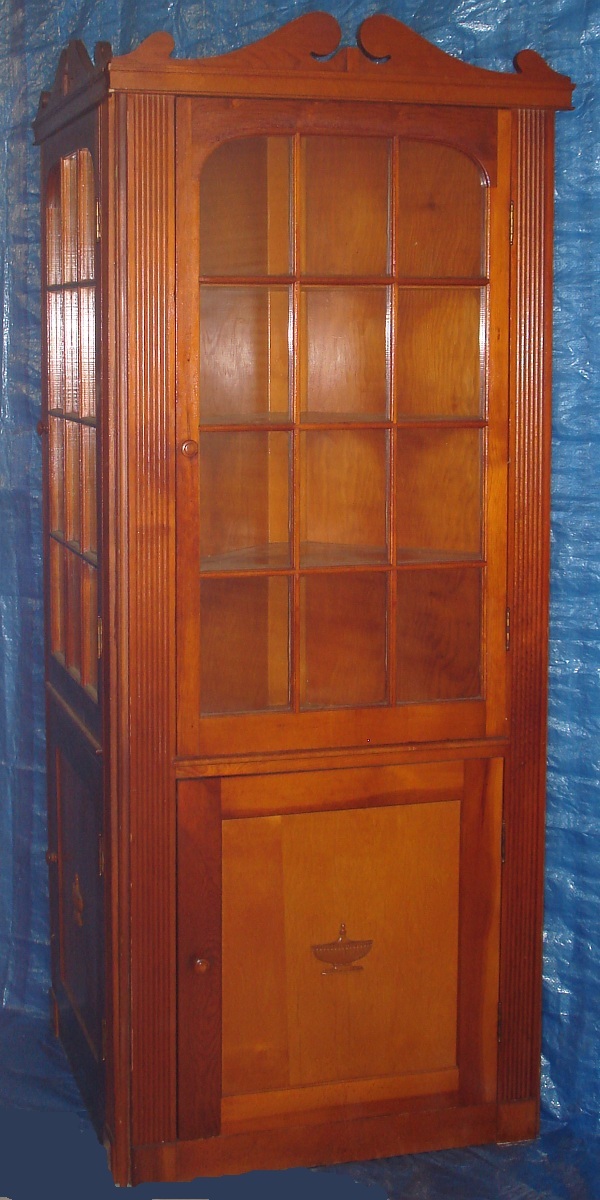 Vintage Corner Cabinet 72