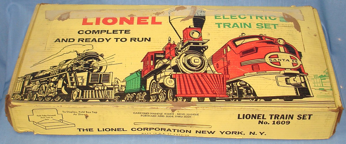 LIONEL 1609 READY TO RUN ELECTRIC TRAIN SET 027 PACESETTER 