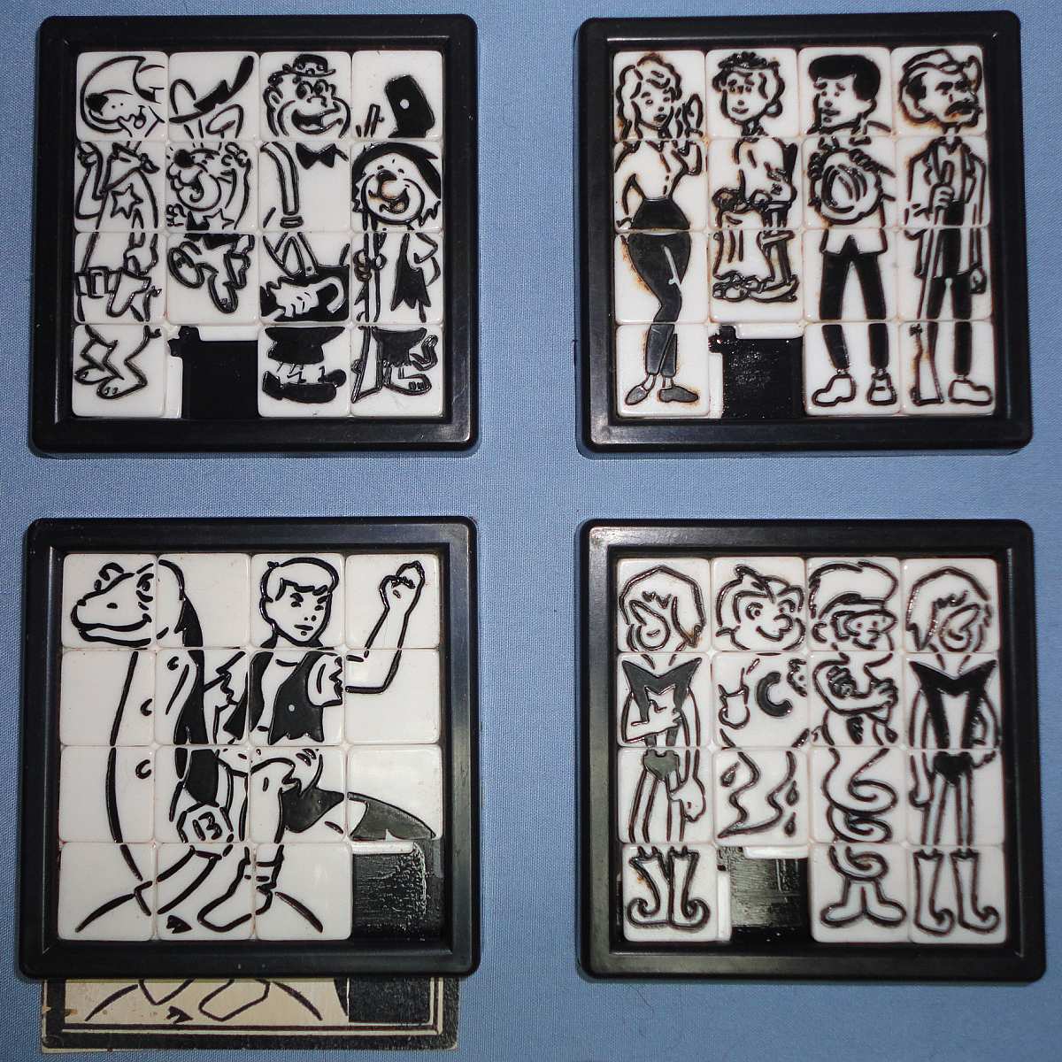 Vintage Roalex Slide Tray Puzzle Lot Magilla Gorilla Beverly Hillbillies The Impossibles Dino Boy Vintage Roalex Slide Tray Puzzle Lot Magilla Gorilla Beverly Hillbillies The Impossibles Dino Boy