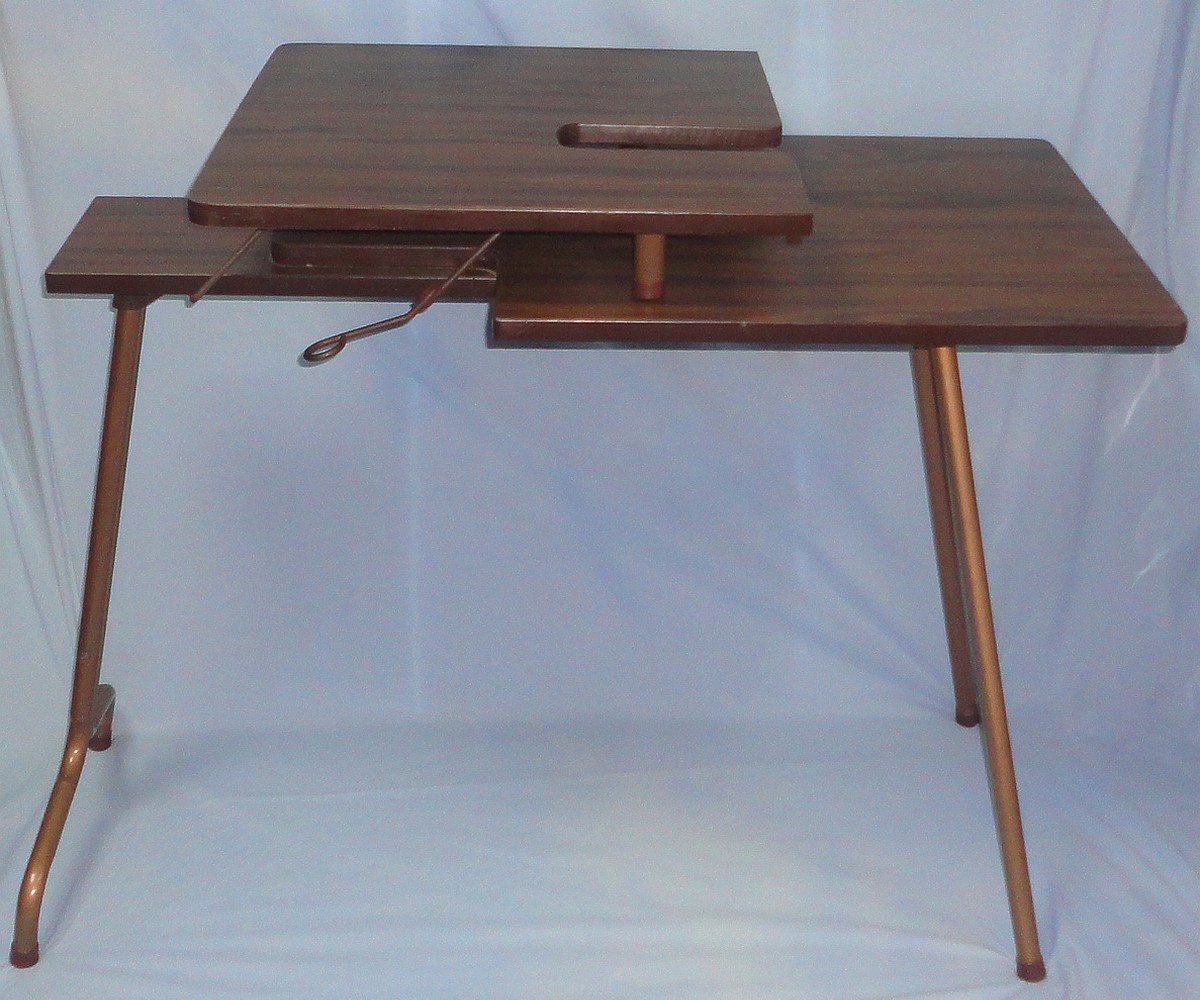 Bernina Swiss Sewing Machine Table 830 807 Metal Tubular Legs Switzerland Open Vintagetoys Com Item 30556