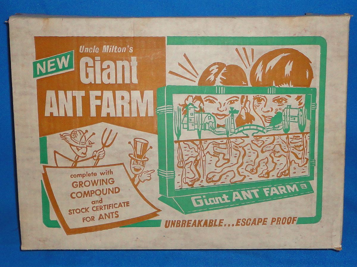 Uncle Miltons Giant Ant Farm Clear Plastic Green Frame Unbreakable Escape Proof Box Uncle Miltons Giant Ant Farm Clear Plastic Green Frame Unbreakable Escape Proof Box