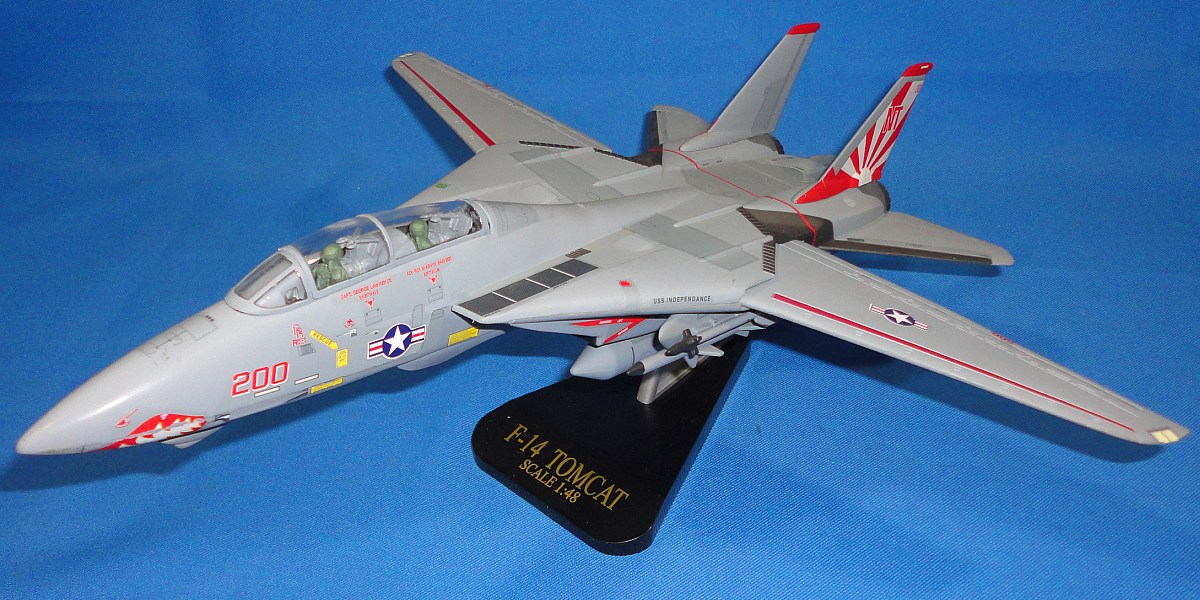 Diecast Metal F-14 Tomcat 1-48 Scale Us Navy Fighter Vf-111 Uss Independence Missiles Diecast Metal F-14 Tomcat 1-48 Scale Us Navy Fighter Vf-111 Uss Independence Missiles