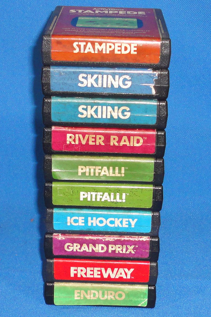 Vintage Activision Atari 2600 Video Computer System Game Cartridge Lot Enduro Freeway Pitfall! Stampede Vintage Activision Atari 2600 Video Computer System Game Cartridge Lot Enduro Freeway Pitfall! Stampede