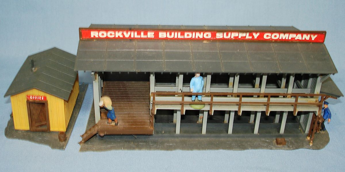 Vintage Atlas HO Model Railroad Train Layout Bedford Building Supply 