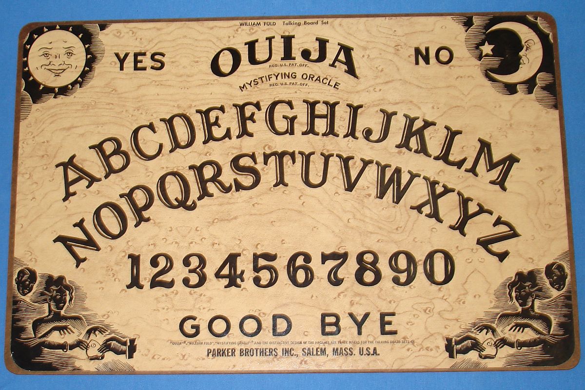 Parker Brothers Ouija Mystifying Oracle William Fuld Talking Board Set #600 Parker Brothers Ouija Mystifying Oracle William Fuld Talking Board Set #600