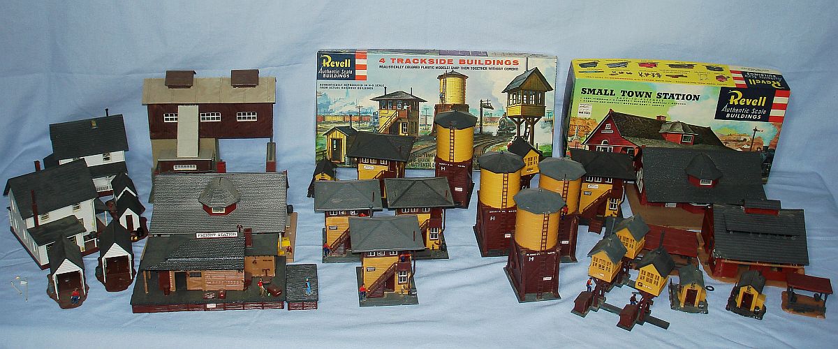  Scale Buildings Lot Farm Town Trackside Model Railroad Layout Kits