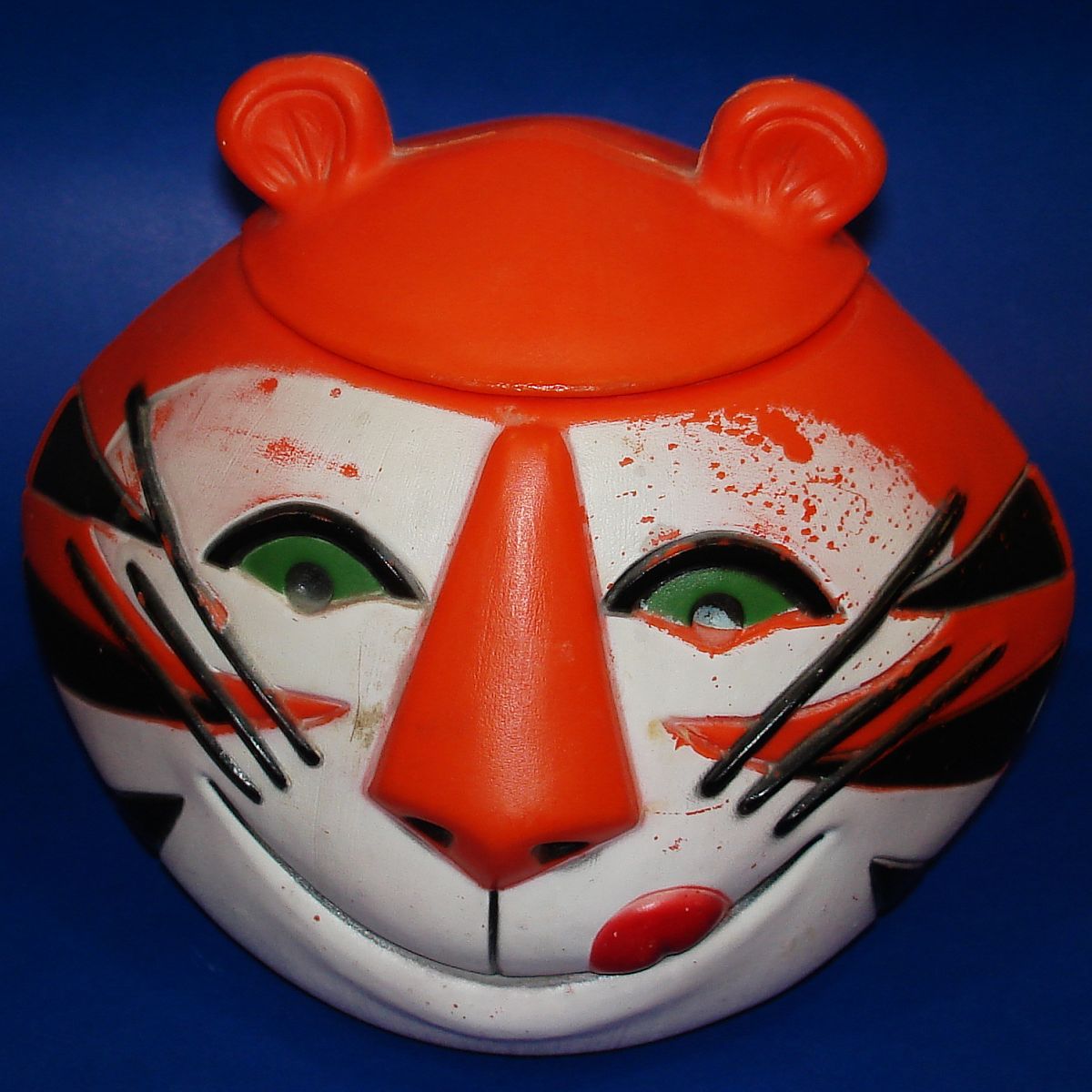Vintage Kelloggs Sugar Frosted Flakes Tony The Tiger Cereal Bowl And Lid 1968 Vintage Kelloggs Sugar Frosted Flakes Tony The Tiger Cereal Bowl And Lid 1968