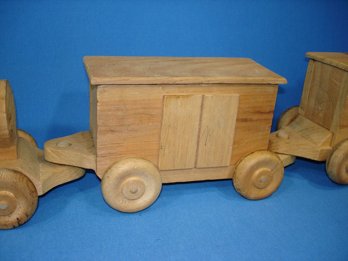 Wooden Toy Trains