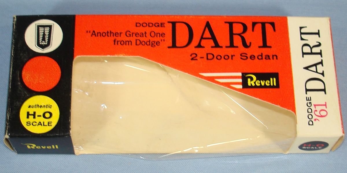 Vintage Revell H-O Scale 1961 Dodge Dart 2 Door Sedan Empty Box H-716 Vintage Revell H-O Scale 1961 Dodge Dart 2 Door Sedan Empty Box H-716