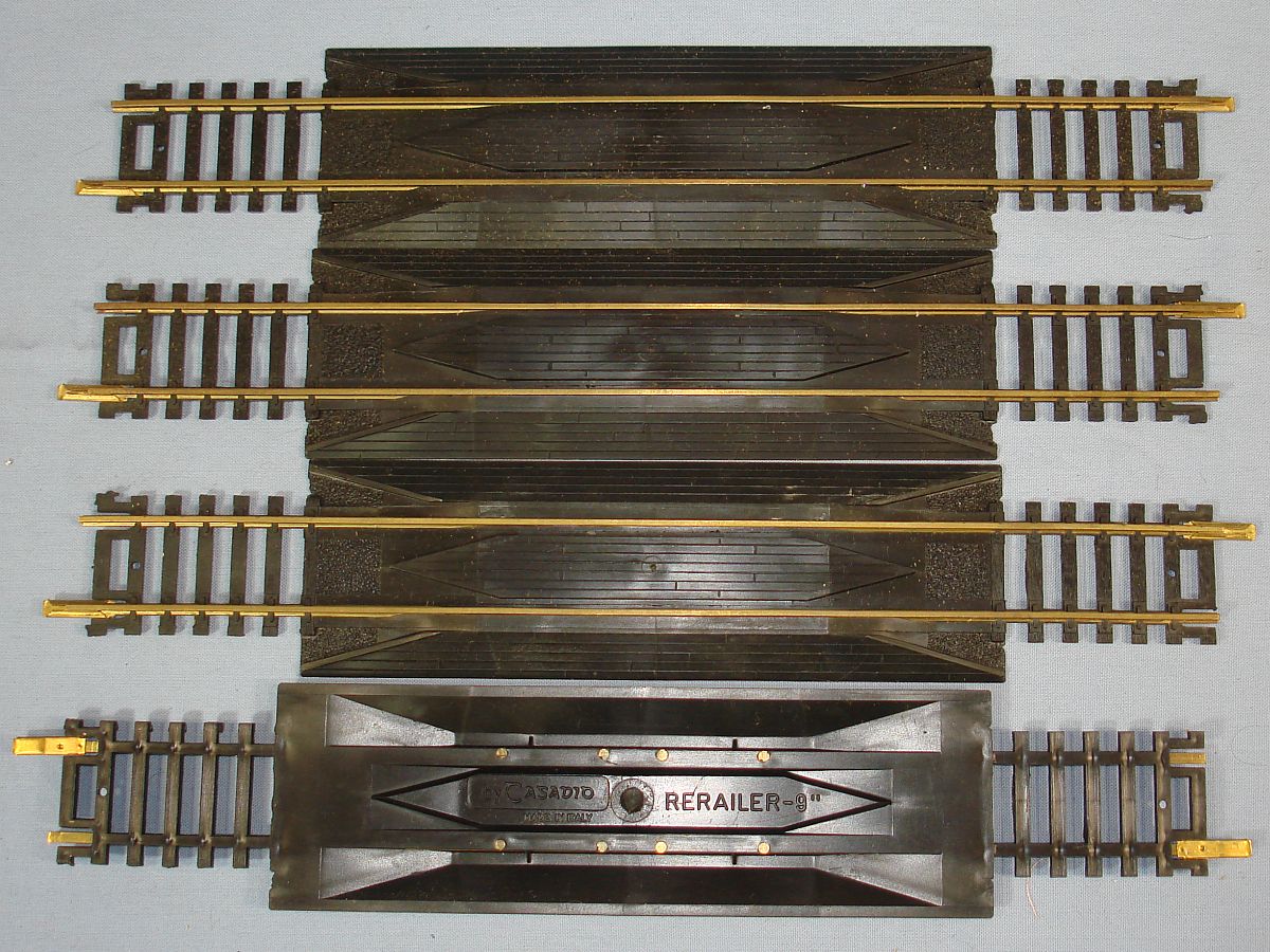  Manufacturers Casadio Made In Italy HO Train Track 9 Inch Rerailers