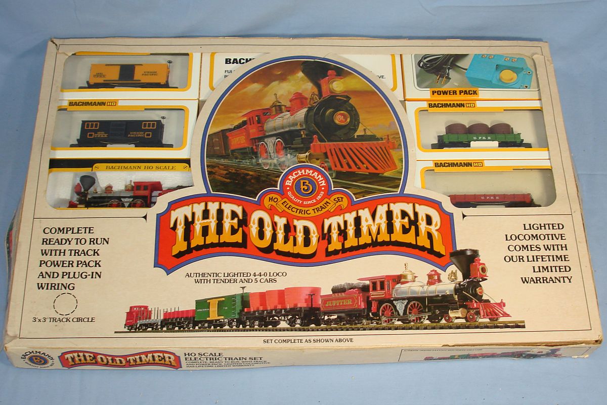 HO Scale Electric Train Set The Old Timer Set #275 4-4-0 Pacific 