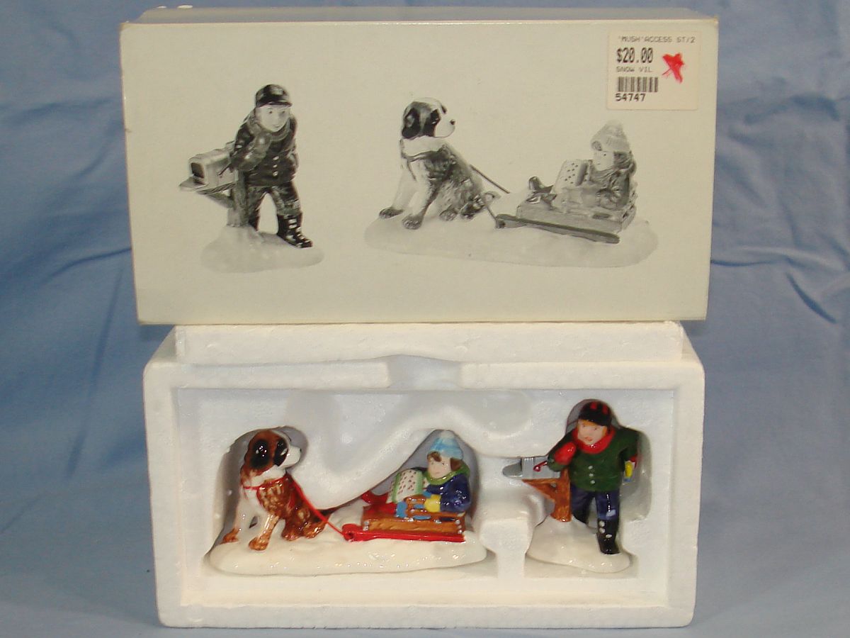Department Dept 56 The Original Snow Village Retired Mush 54747 Department Dept 56 The Original Snow Village Retired Mush 54747