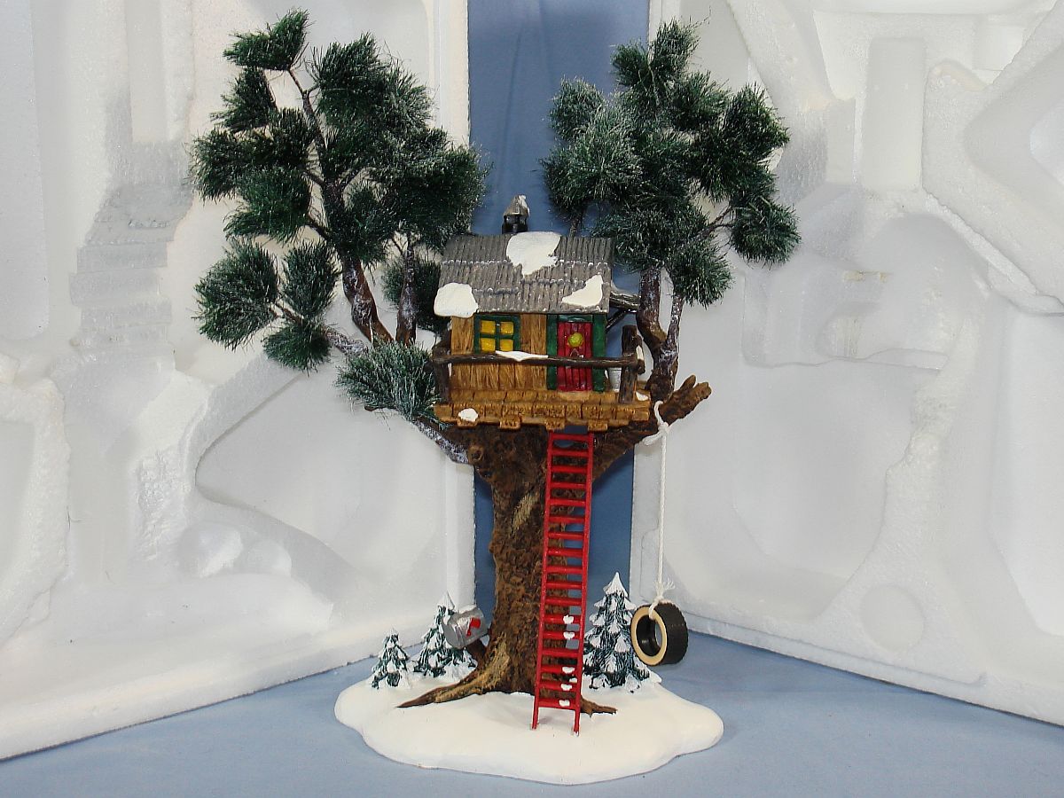 Department Dept 56 The Original Snow Village Retired Treetop Tree House 54890 Department Dept 56 The Original Snow Village Retired Treetop Tree House 54890
