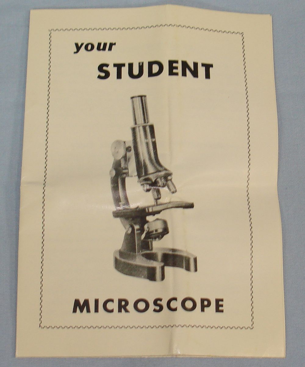 Vintage WACO Made In Japan Student Microscope Lab Precision Tested Optics 100X 200X 300X Manual Vintage WACO Made In Japan Student Microscope Lab Precision Tested Optics 100X 200X 300X Manual