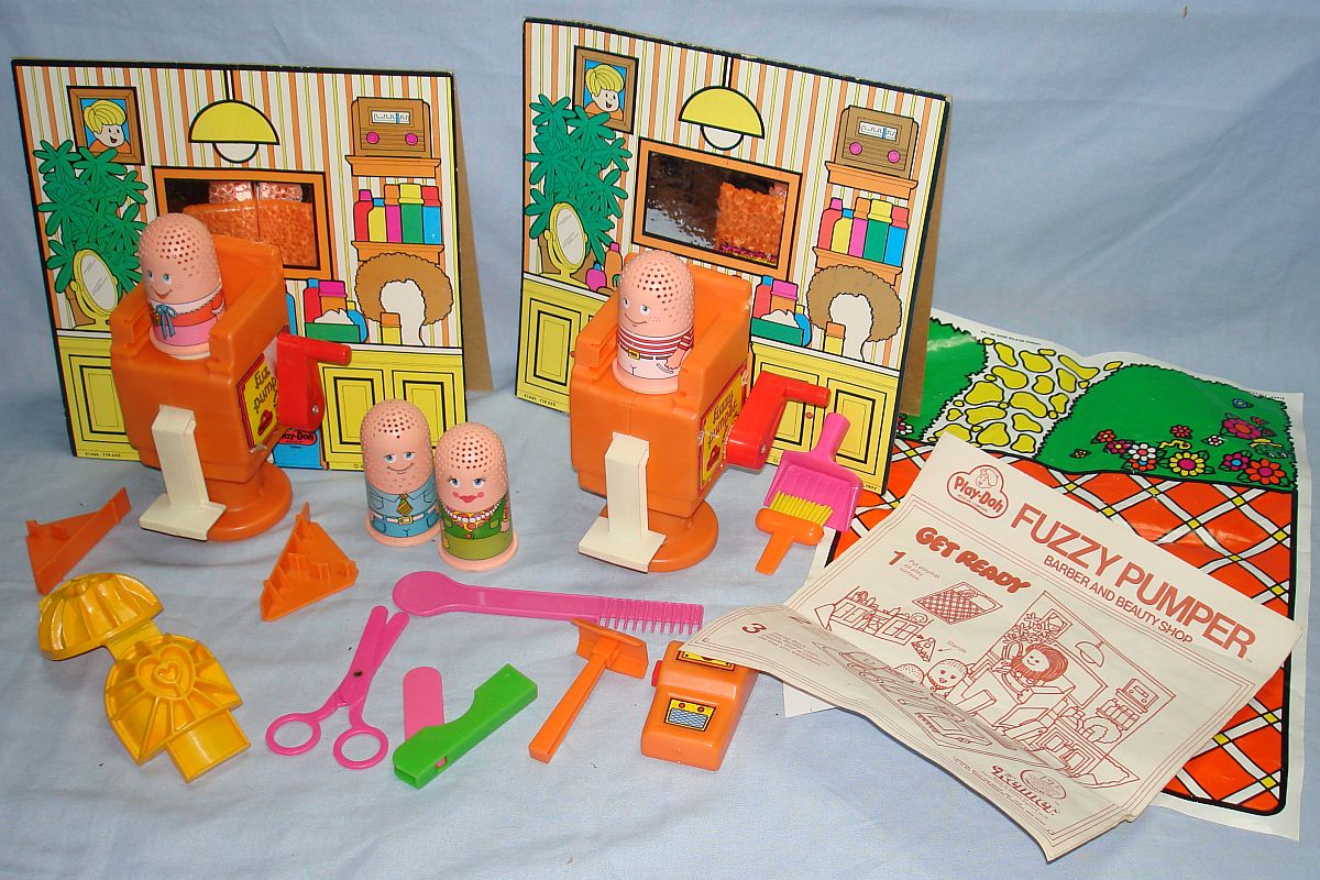 play doh barber shop vintage