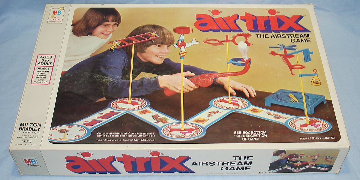 Mb Milton Bradley Air Trix The Air Stream Battery Operated Game 4650 Vintagetoys Com Item 1308 Remember the 1970s game air trix? vintagetoys com