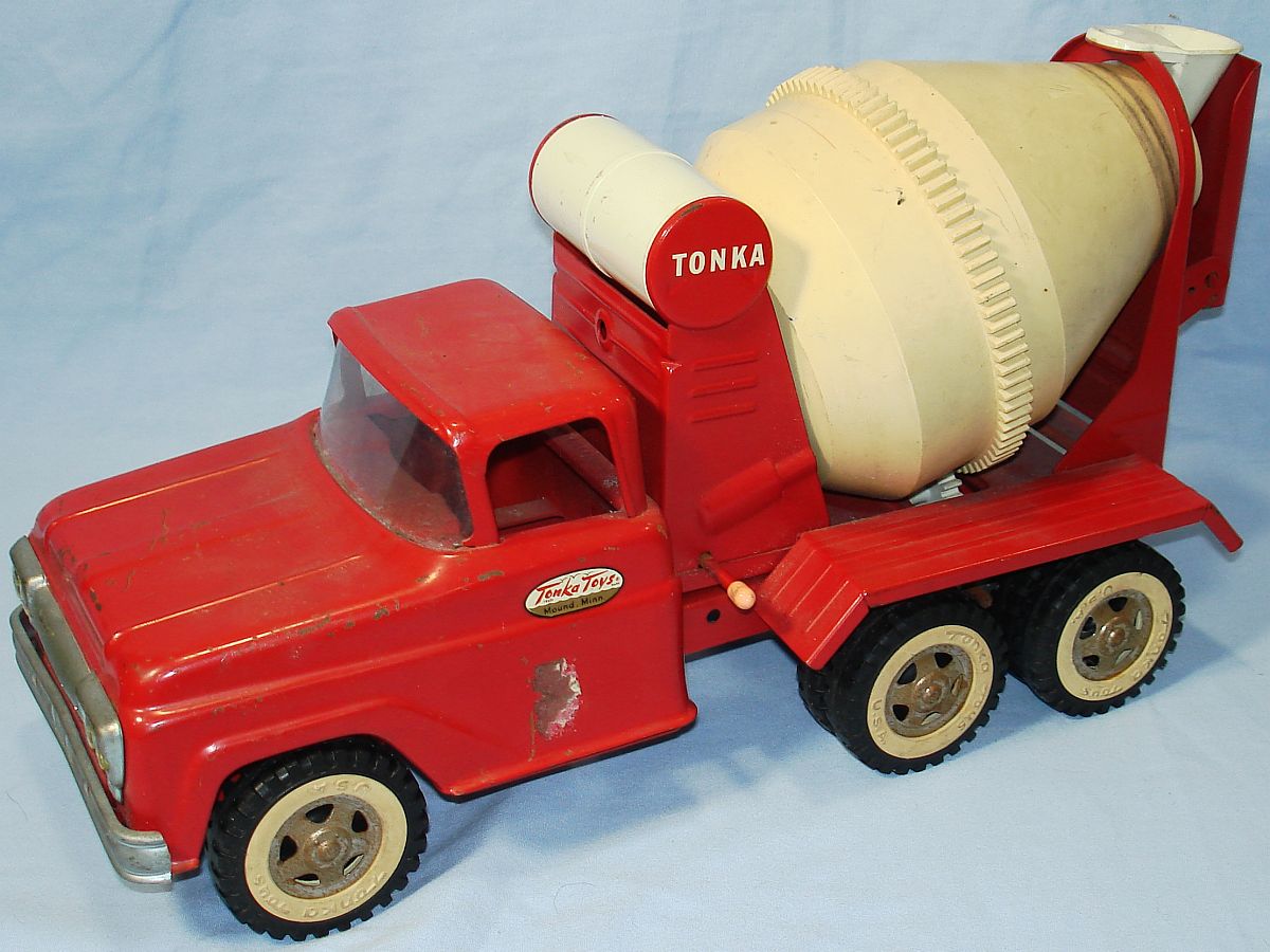 tonka cement mixer vintage