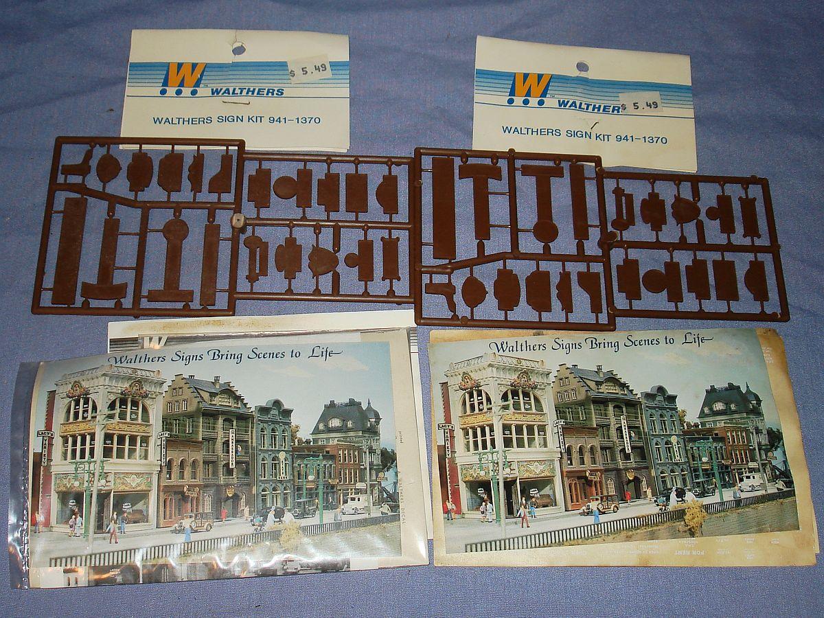 Walthers HO Scale Train Layout Signs Bring Scenes To Life 941 Walthers HO Scale Train Layout Signs Bring Scenes To Life 941