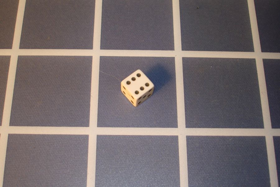 Ideal Mouse Trap Game Piece White Die Cube Ideal Mouse Trap Game Piece White Die Cube