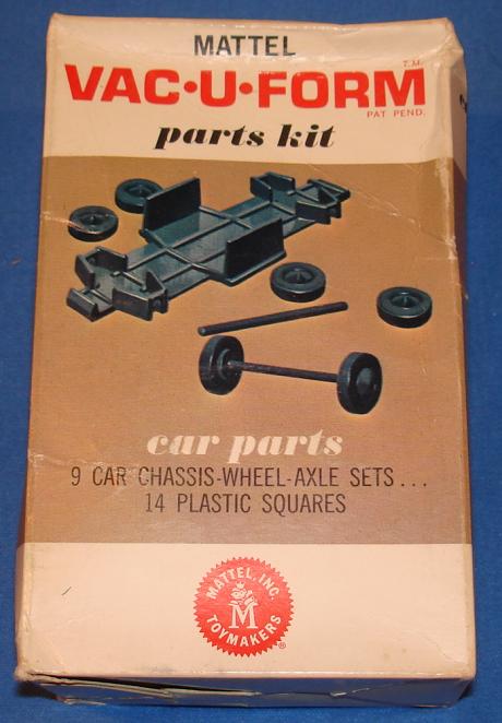 Mattel MIB Vacuform Car Parts Model Kit 436 Mattel MIB Vacuform Car Parts Model Kit 436